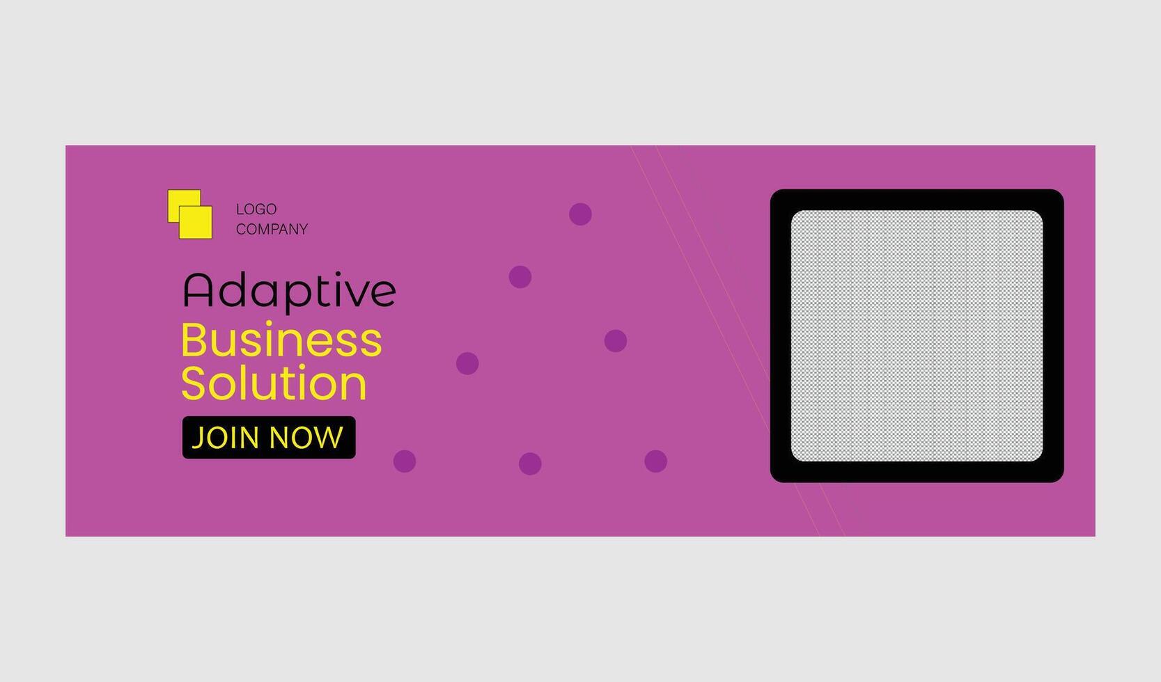web banner template vector