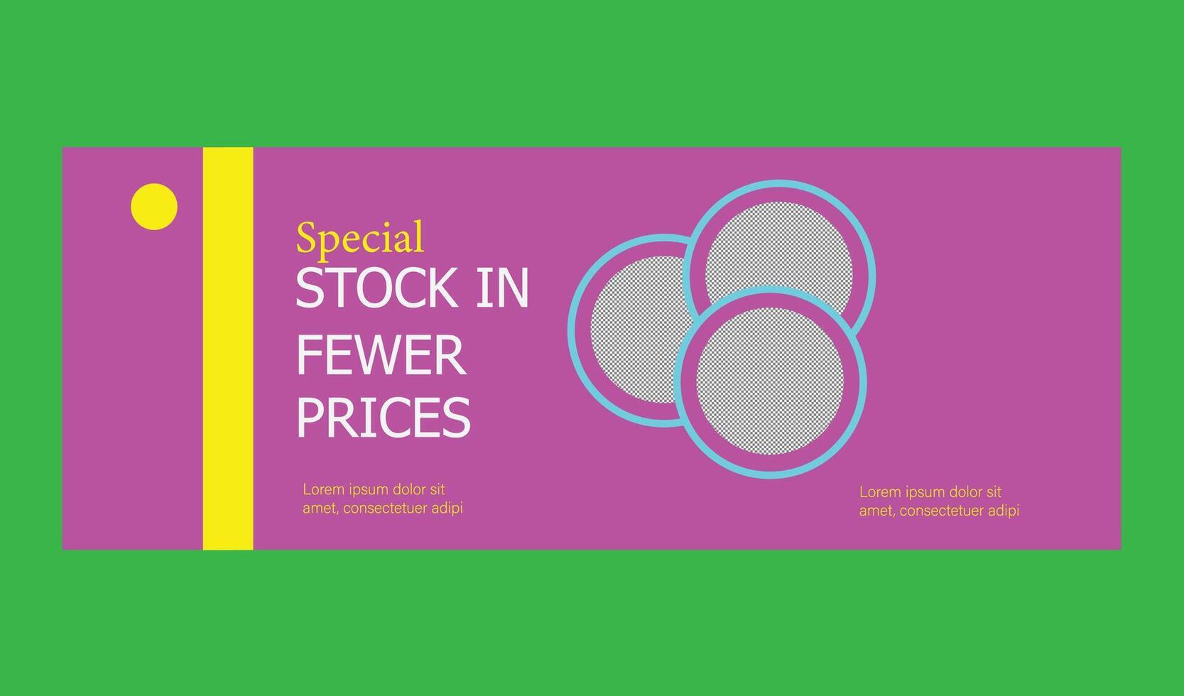 web banner design vector