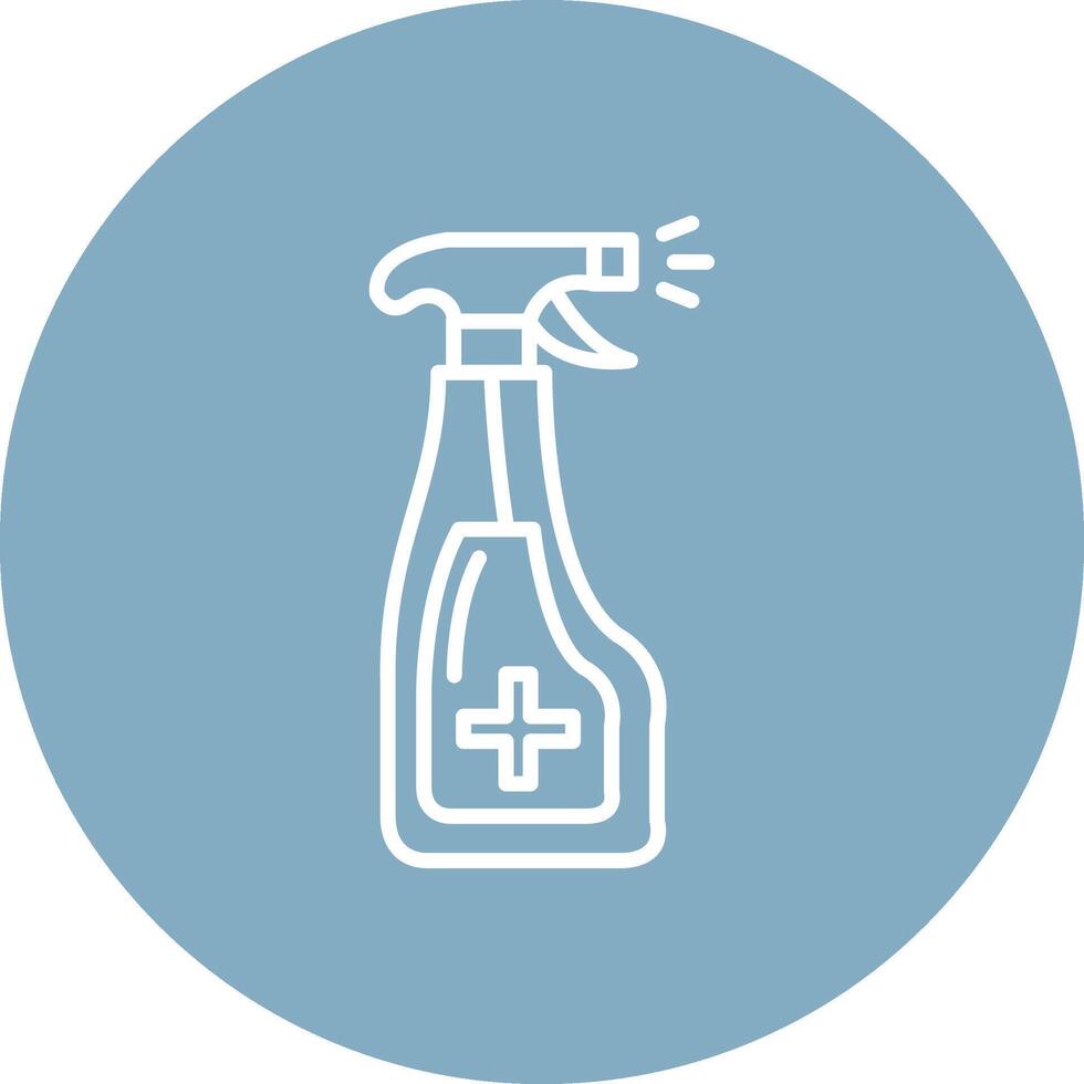 Spray Line Multi Circle Icon vector