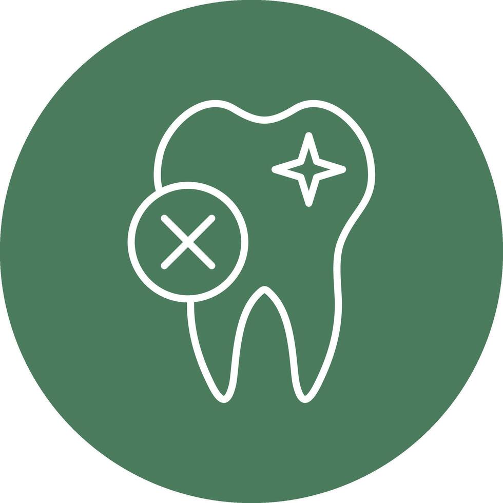 Rejected Line Multi Circle Icon vector