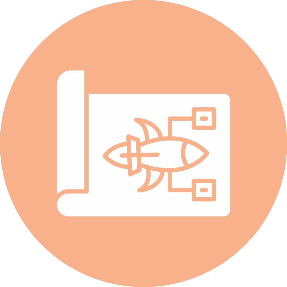 Plans Glyph Multi Circle Icon vector
