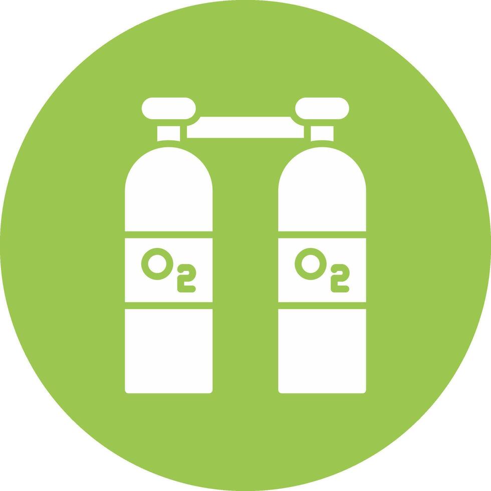 Oxygen Glyph Multi Circle Icon vector