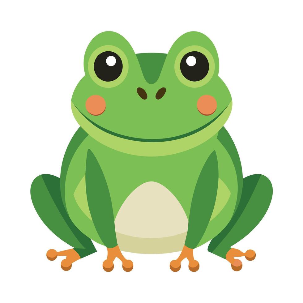 Frog Simple graphics illustration vector