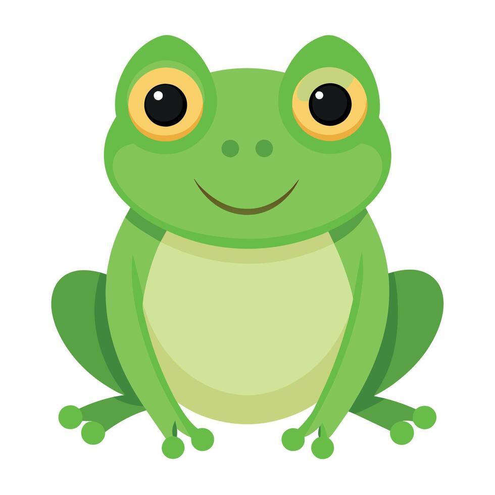 Frog Simple graphics illustration vector
