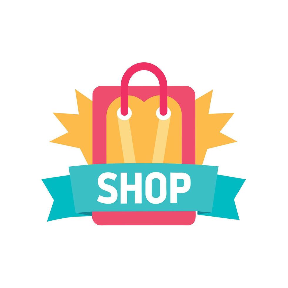 Shopping logo illustration, new and modern shopping logo vector