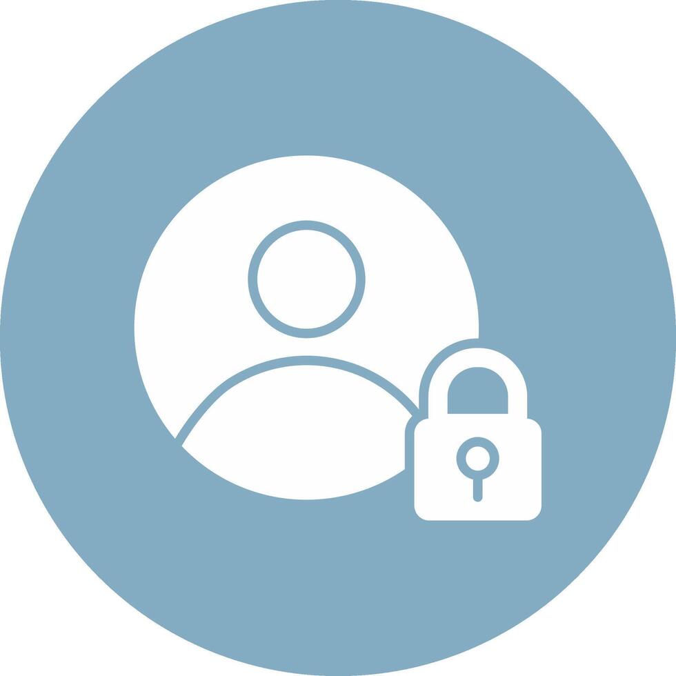 User Glyph Multi Circle Icon vector