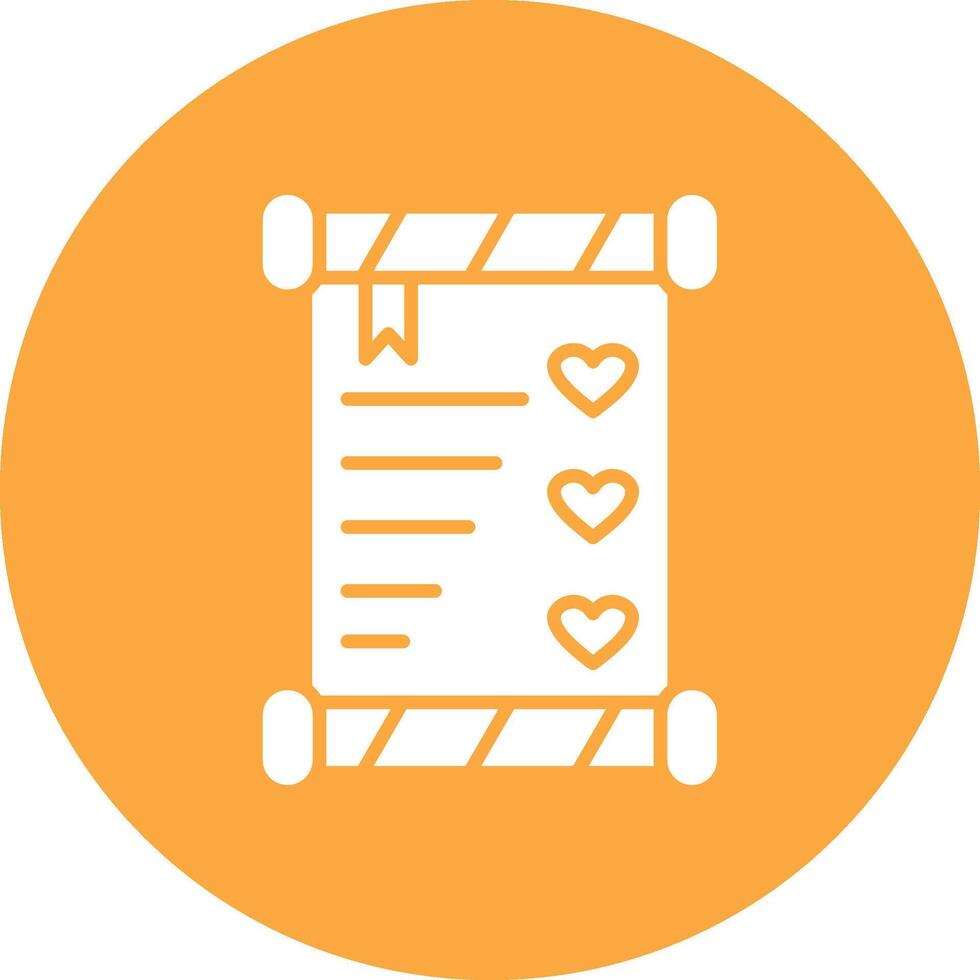 Wedding Invitation Glyph Multi Circle Icon vector