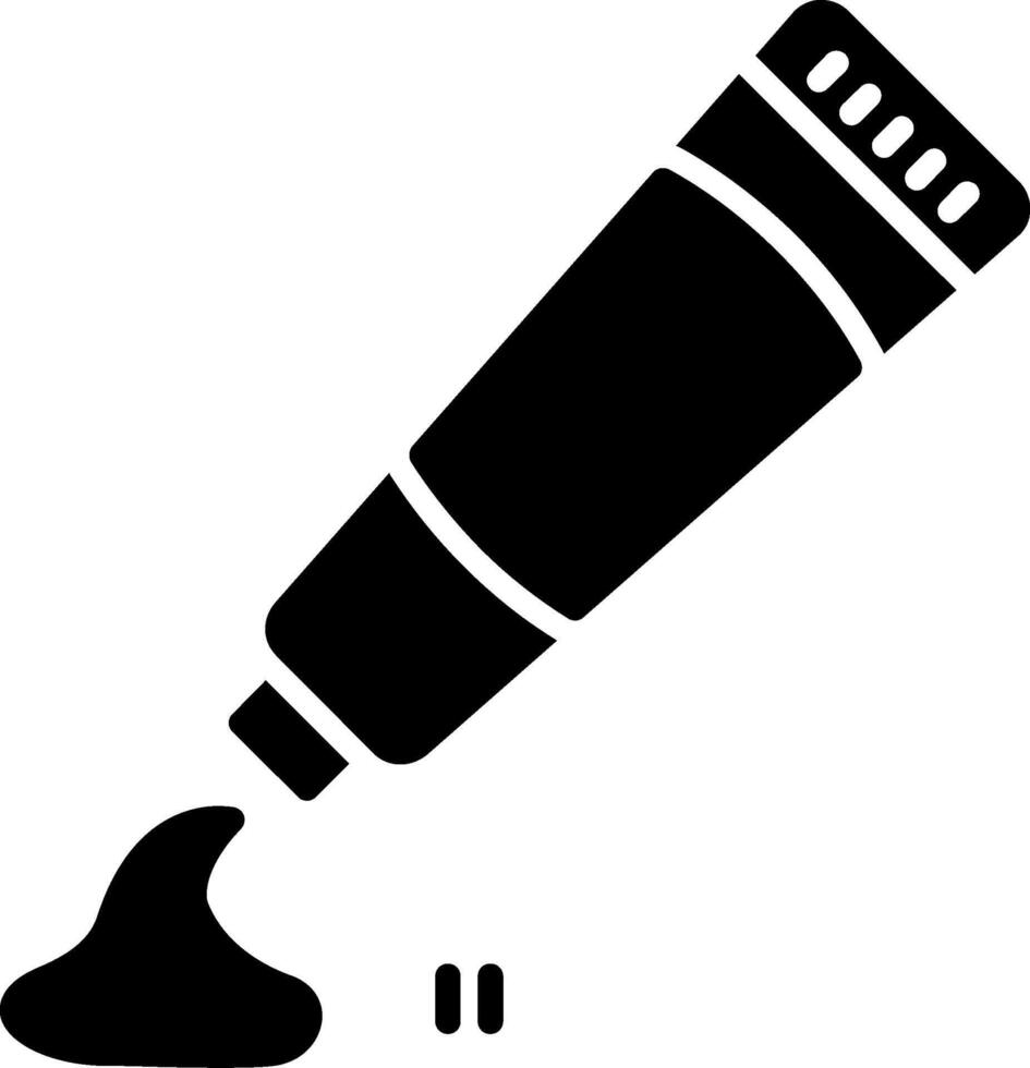 Tooth Paste Glyph Icon vector