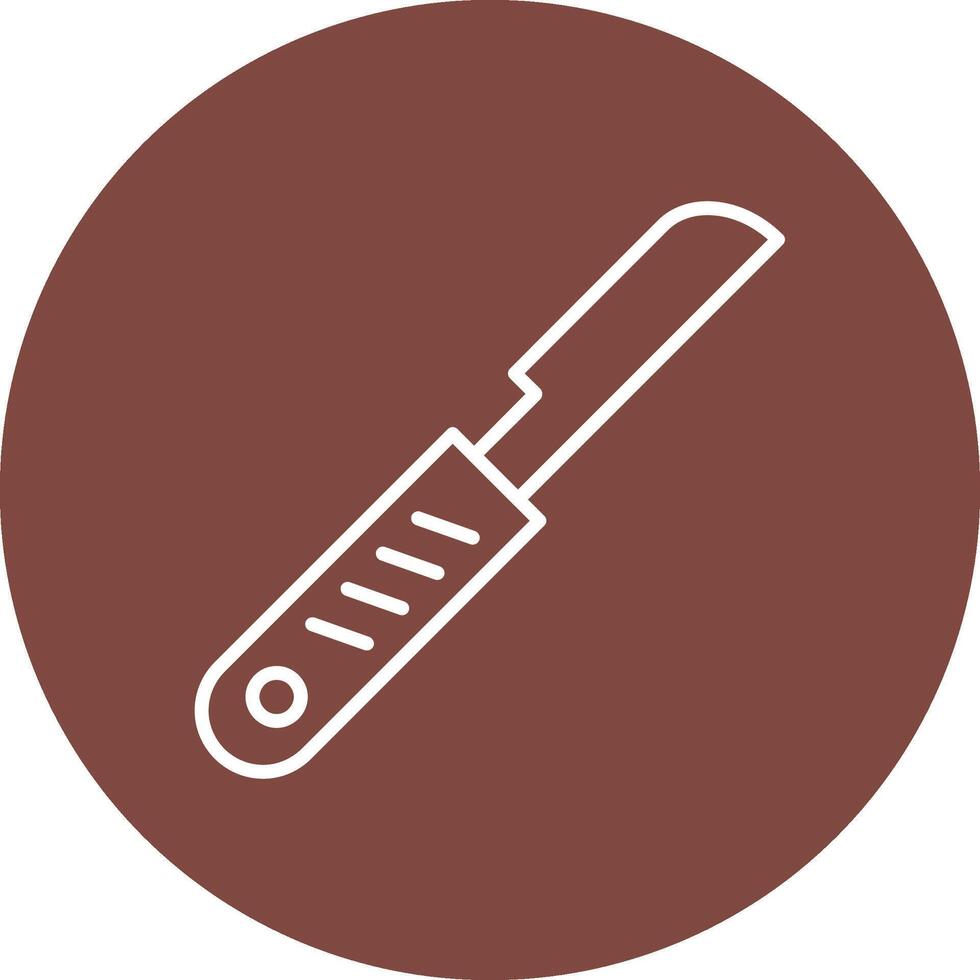 Scalpel Line Multi Circle Icon vector