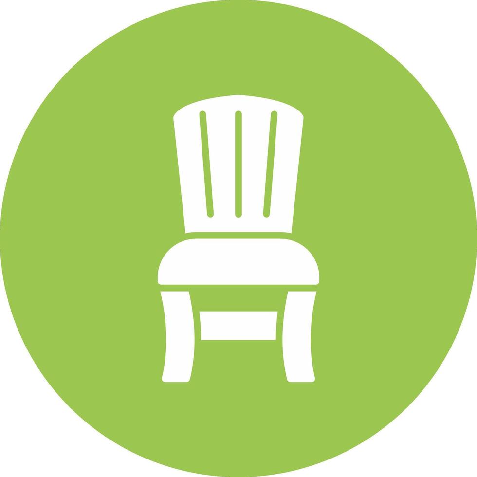 Armchair Glyph Multi Circle Icon vector