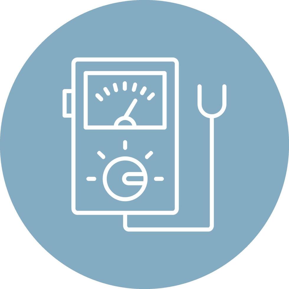 Tester Line Multi Circle Icon vector