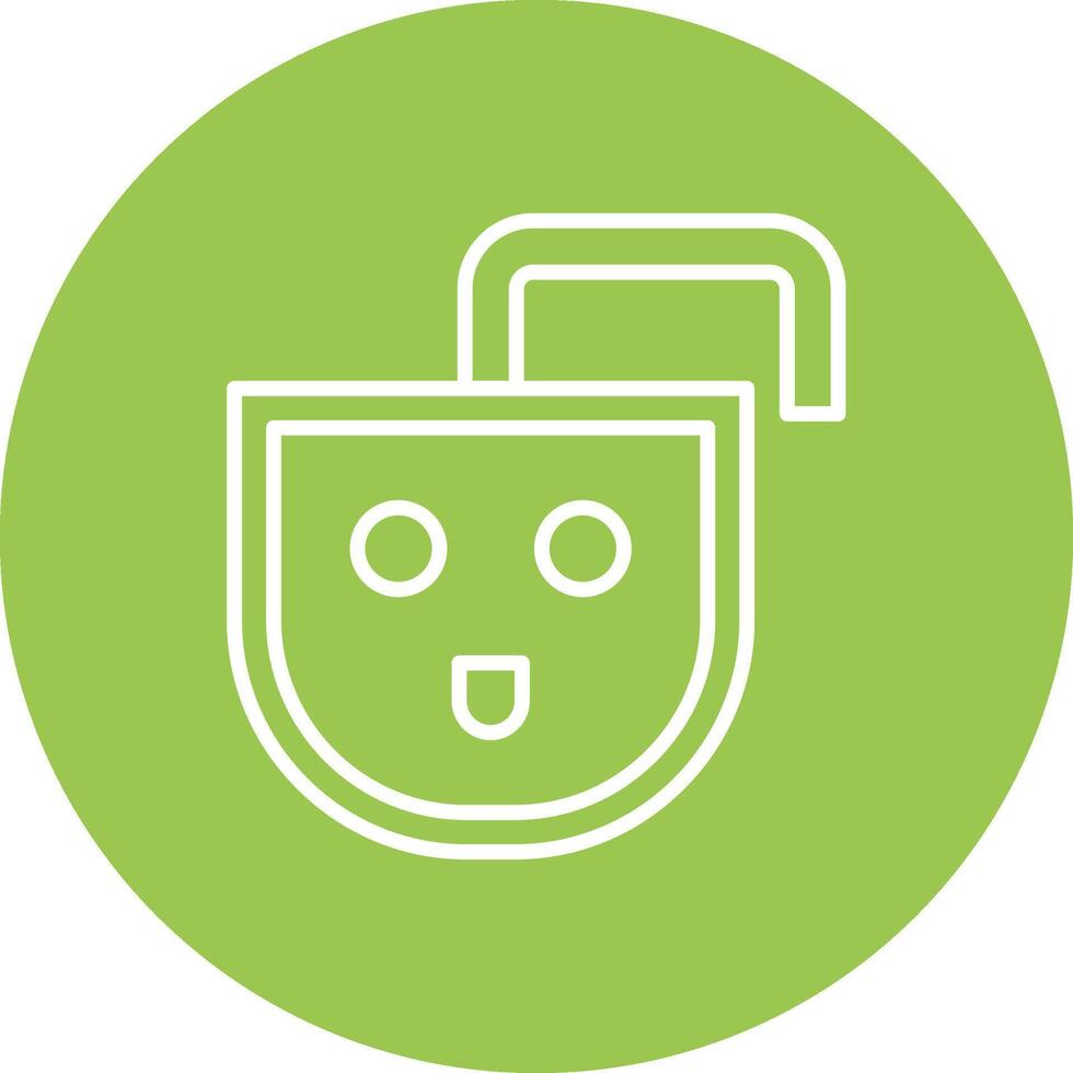 Wall Socket Line Multi Circle Icon vector