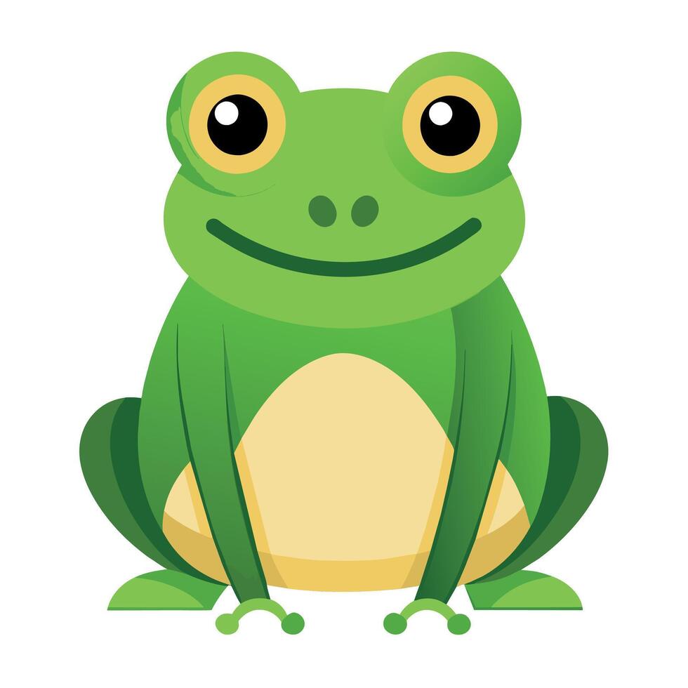Frog Simple graphics illustration vector