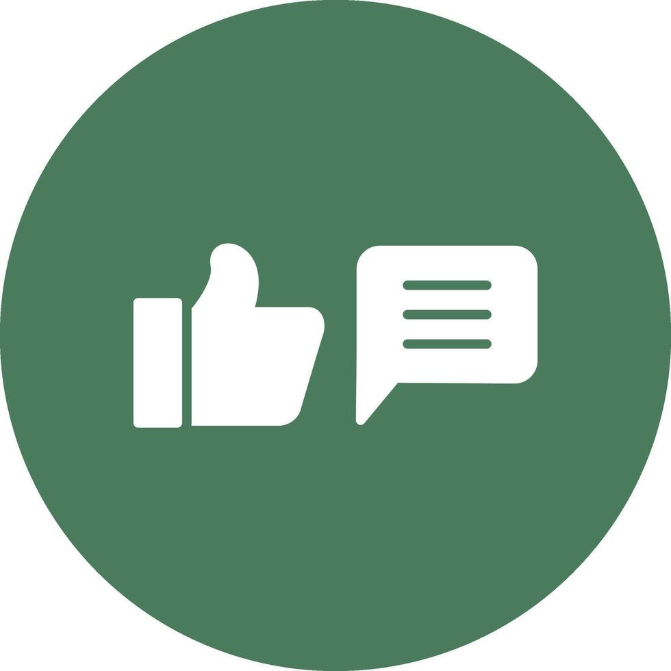 Feedback Glyph Multi Circle Icon vector
