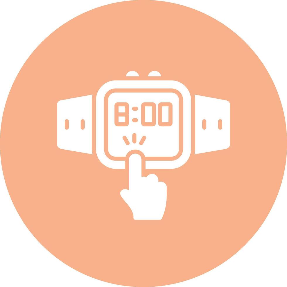 Touchscreen Glyph Multi Circle Icon vector