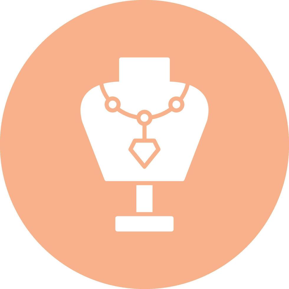 Mannequin Glyph Multi Circle Icon vector