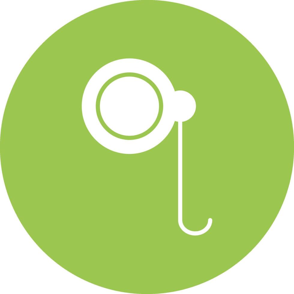 Monocle Glyph Multi Circle Icon vector