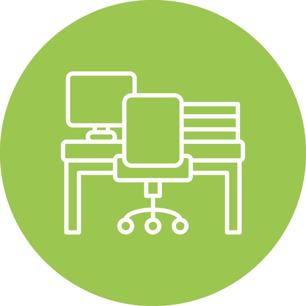 Workspace Line Multi Circle Icon vector