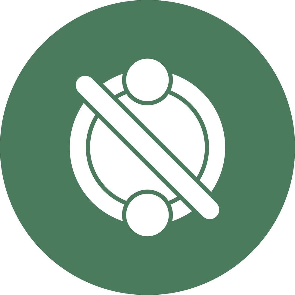 Piercing Glyph Multi Circle Icon vector