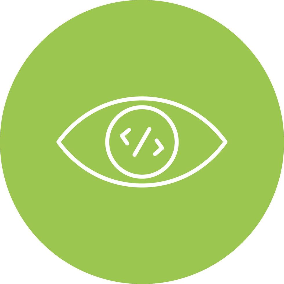 Vision Line Multi Circle Icon vector