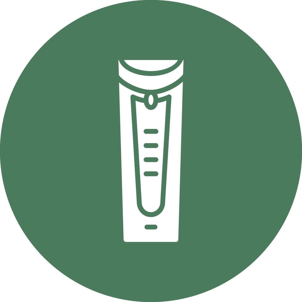 Nail Clipper Glyph Multi Circle Icon vector