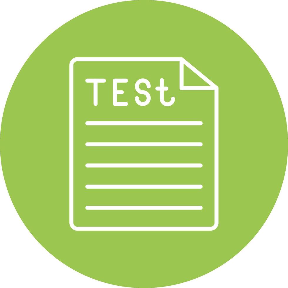 Test Line Multi Circle Icon vector