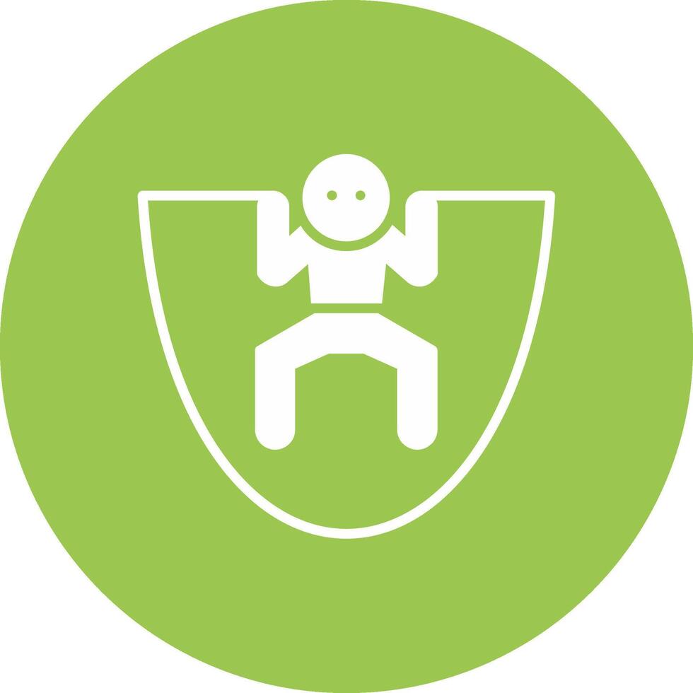 Skipping Glyph Multi Circle Icon vector