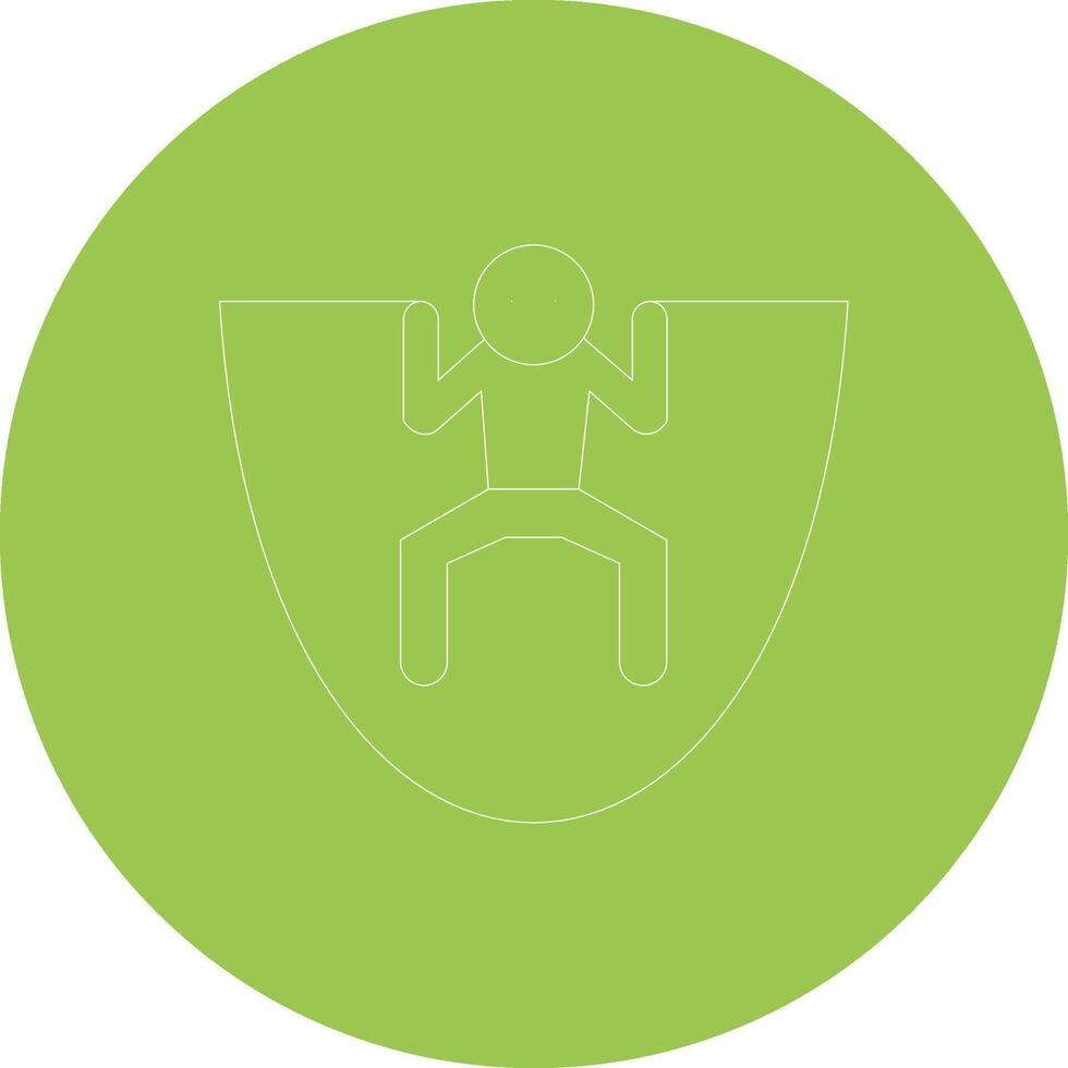 Skipping Line Multi Circle Icon vector