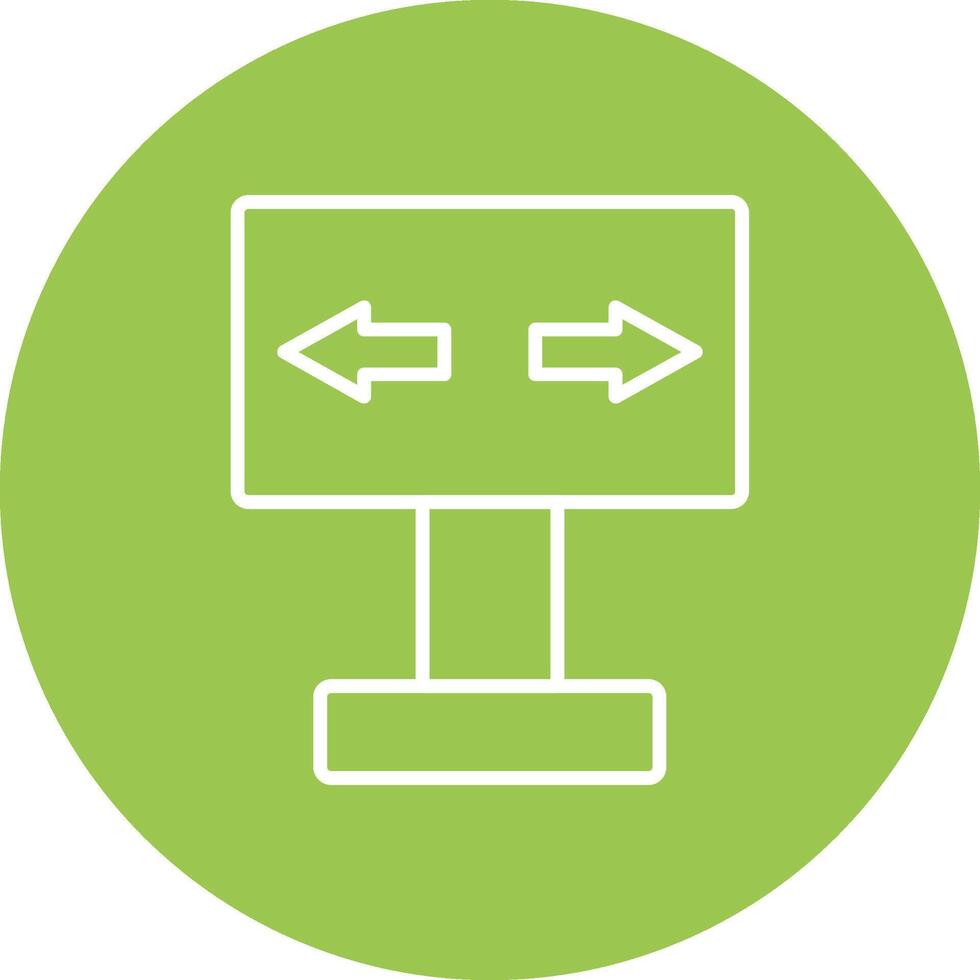 Signaling Line Multi Circle Icon vector