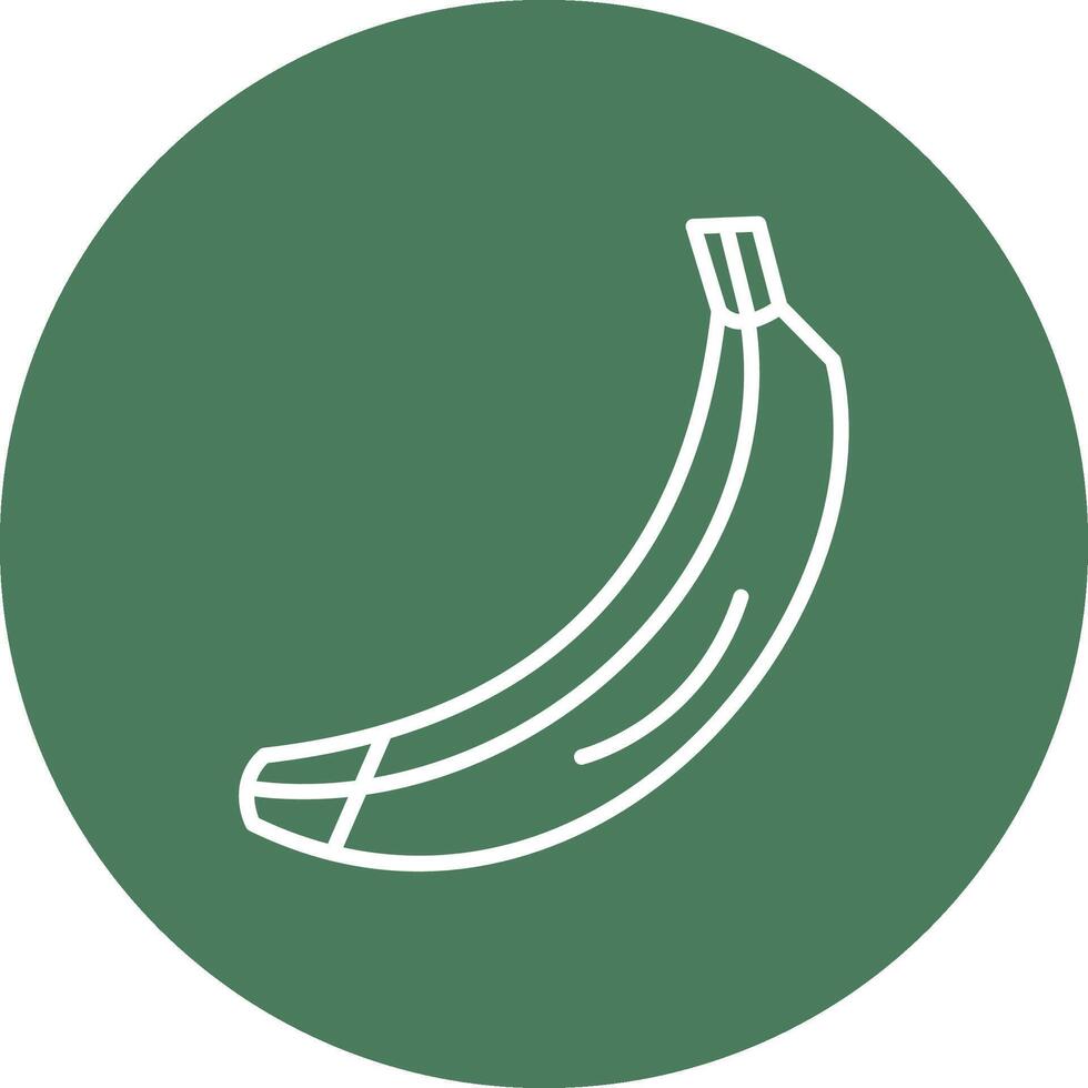 Banana Line Multi Circle Icon vector