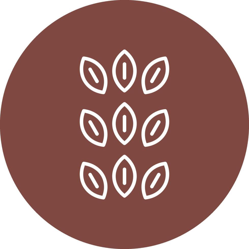 Sesame Line Multi Circle Icon vector