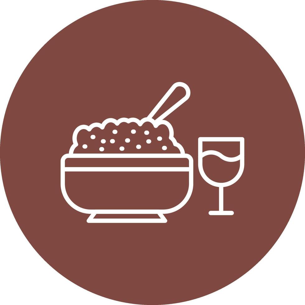 Iftar Line Multi Circle Icon vector