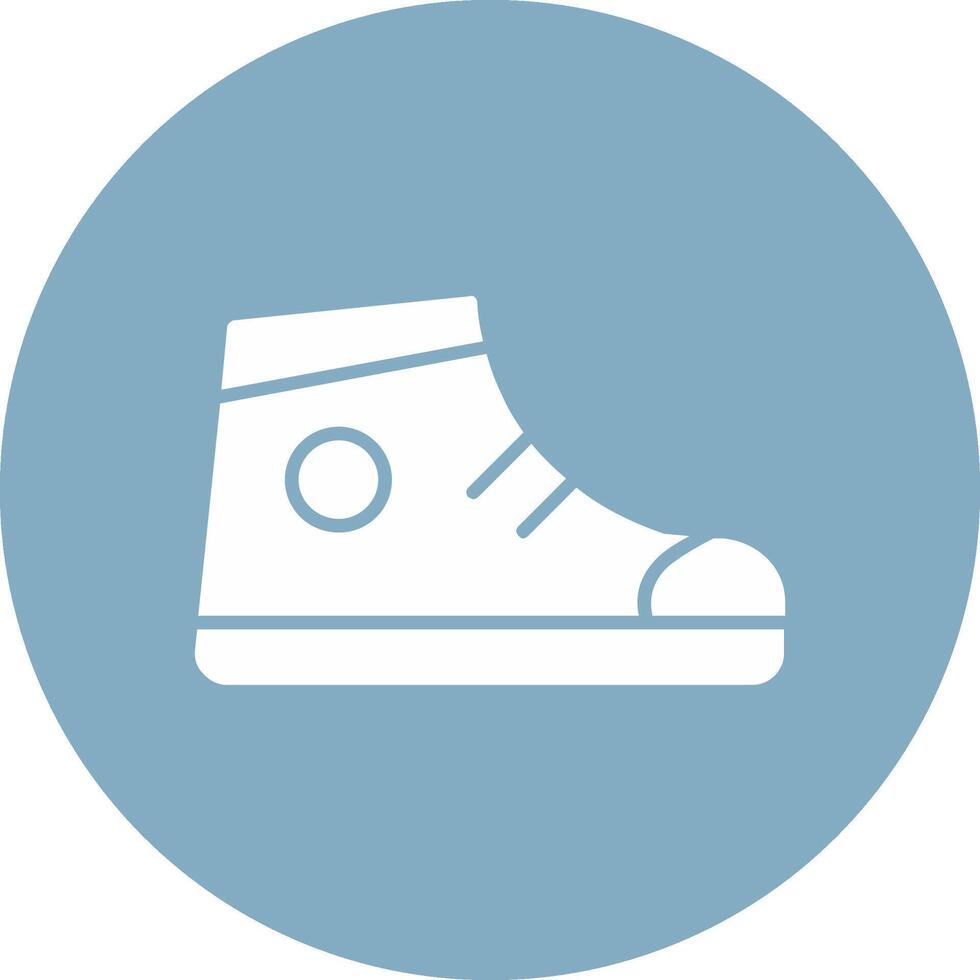 Support Shoes Glyph Multi Circle Icon vector