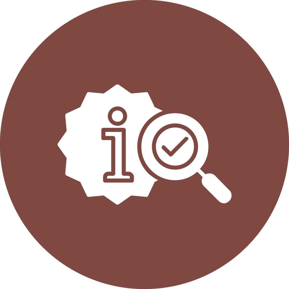 information Glyph Multi Circle Icon vector