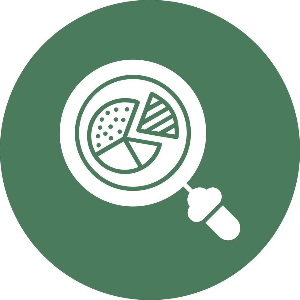 Graph Glyph Multi Circle Icon vector