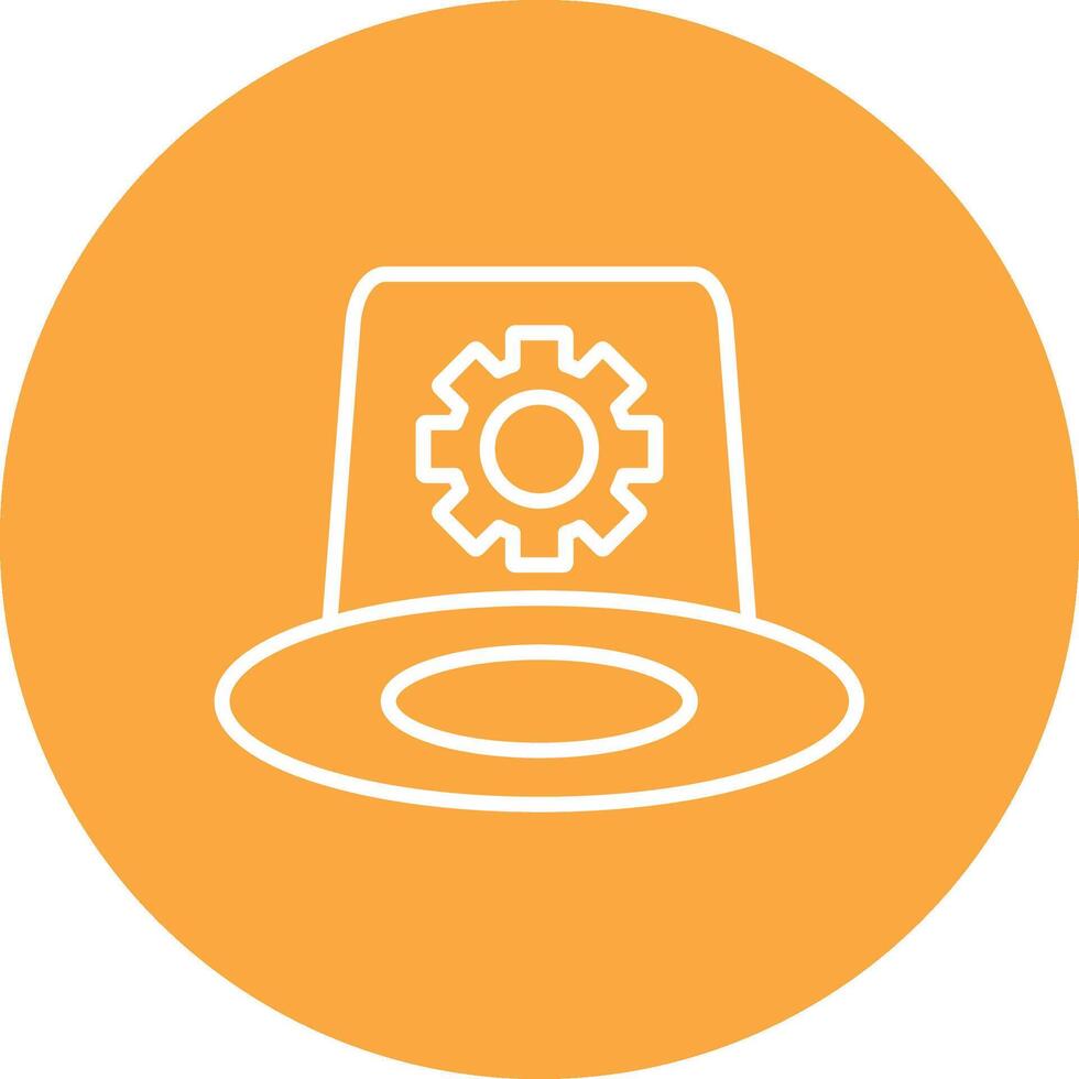 Whitehat Line Multi Circle Icon vector