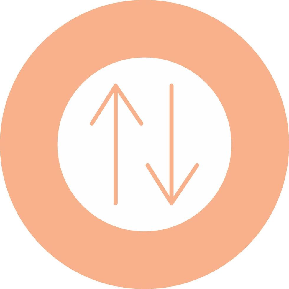 Swap Glyph Multi Circle Icon vector