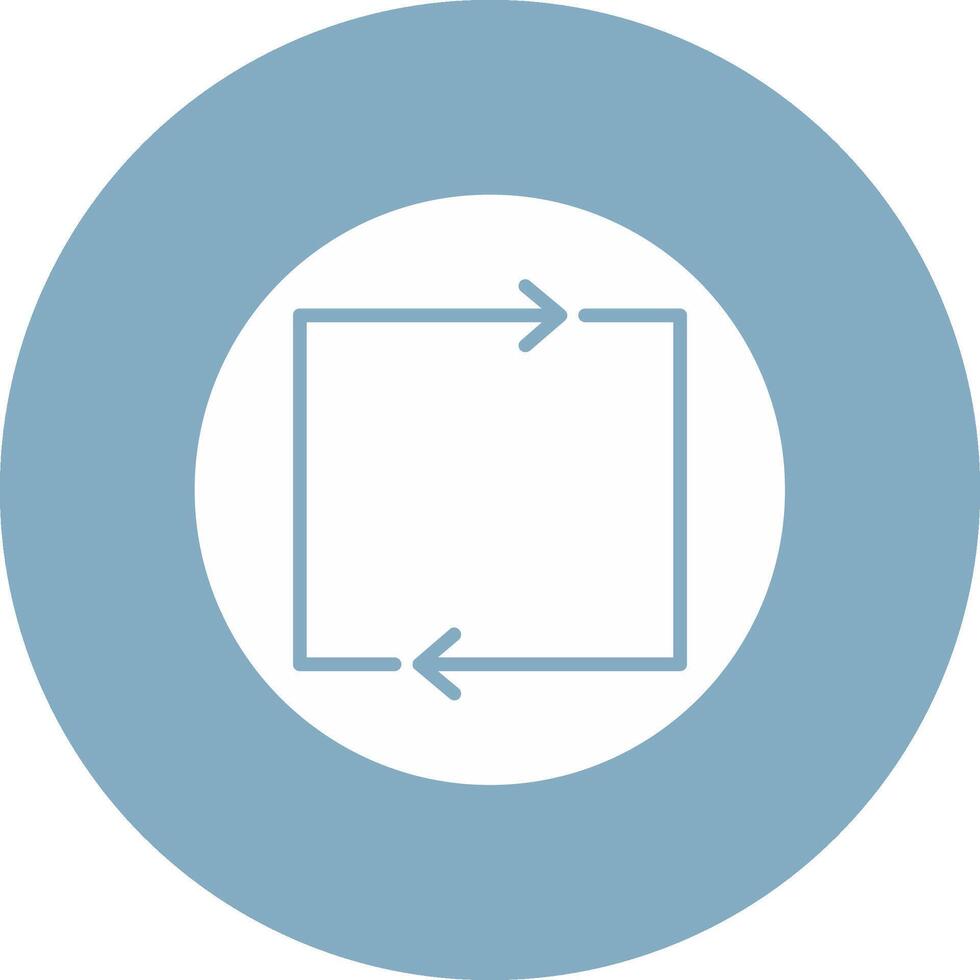 Loop Glyph Multi Circle Icon vector