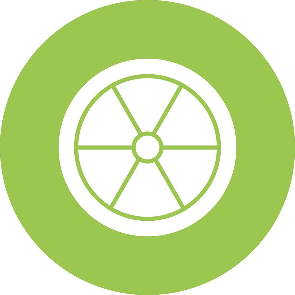 Color Wheel Glyph Multi Circle Icon vector