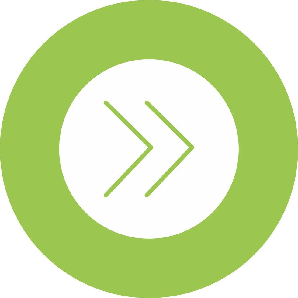 Chevron Glyph Multi Circle Icon vector