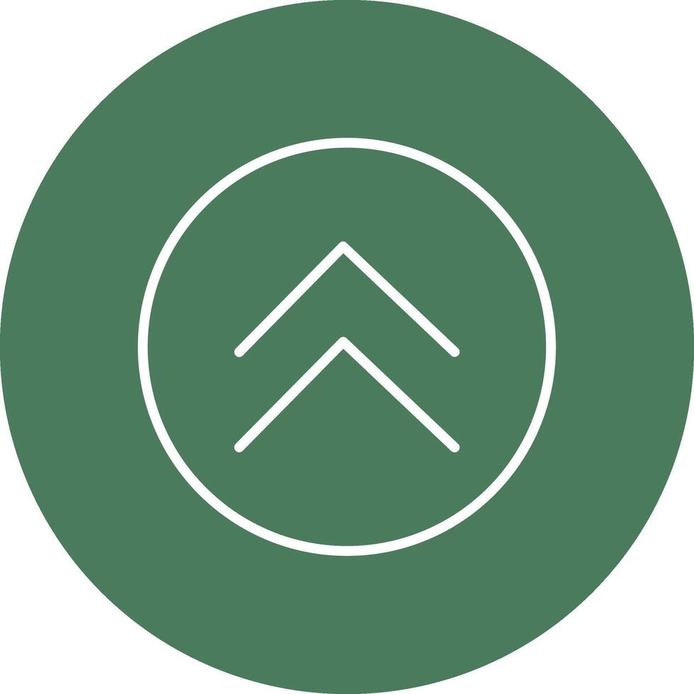 Chevron Line Multi Circle Icon vector