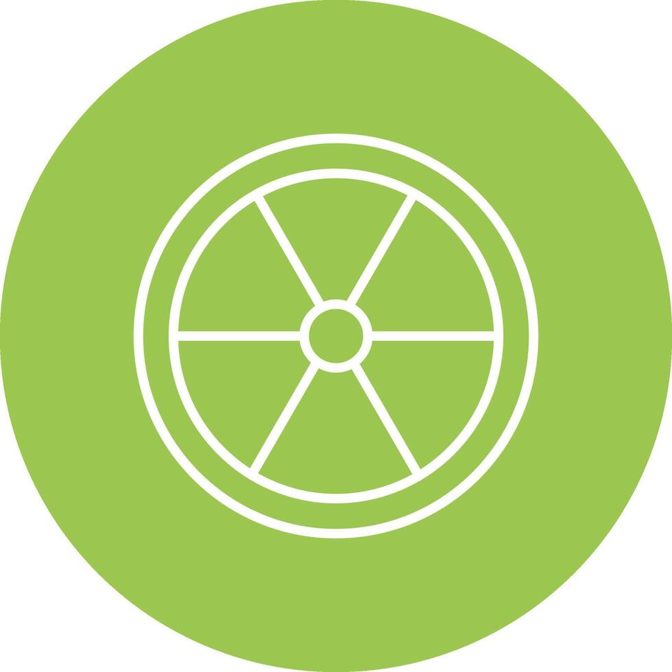 Color Wheel Line Multi Circle Icon vector