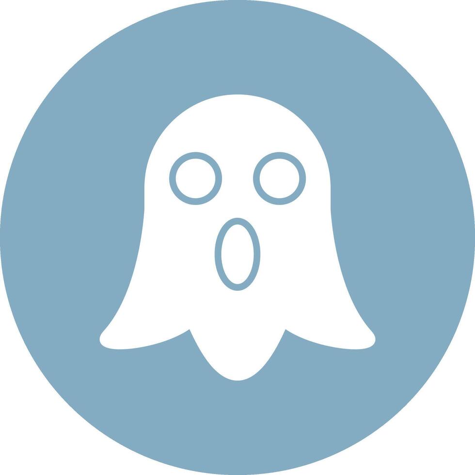 Ghost Glyph Multi Circle Icon vector