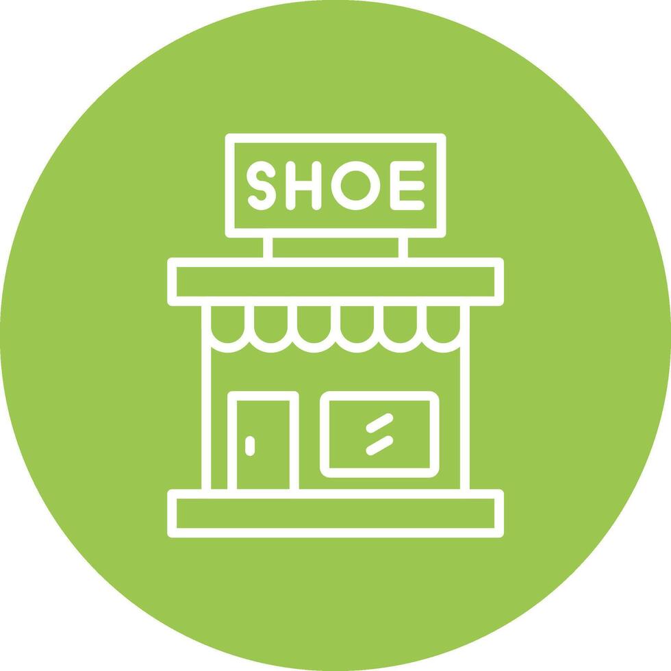 Store Line Multi Circle Icon vector