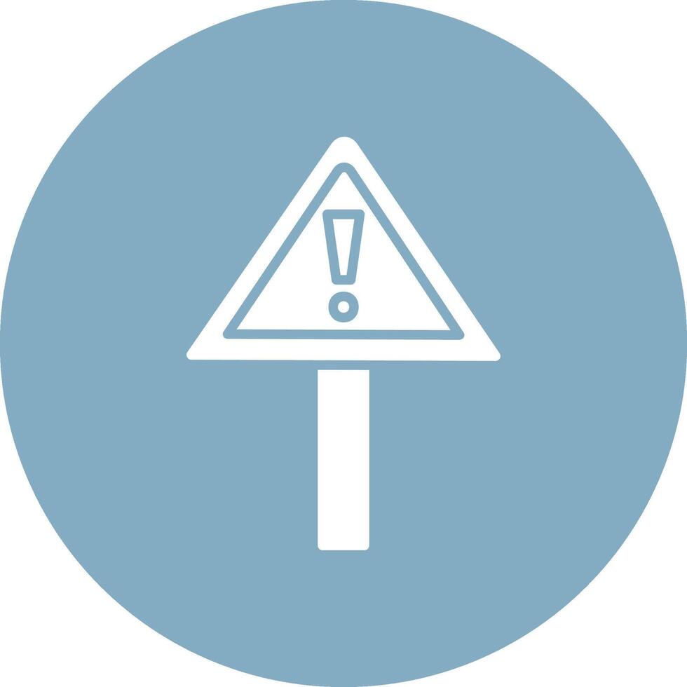 Alert Glyph Multi Circle Icon vector