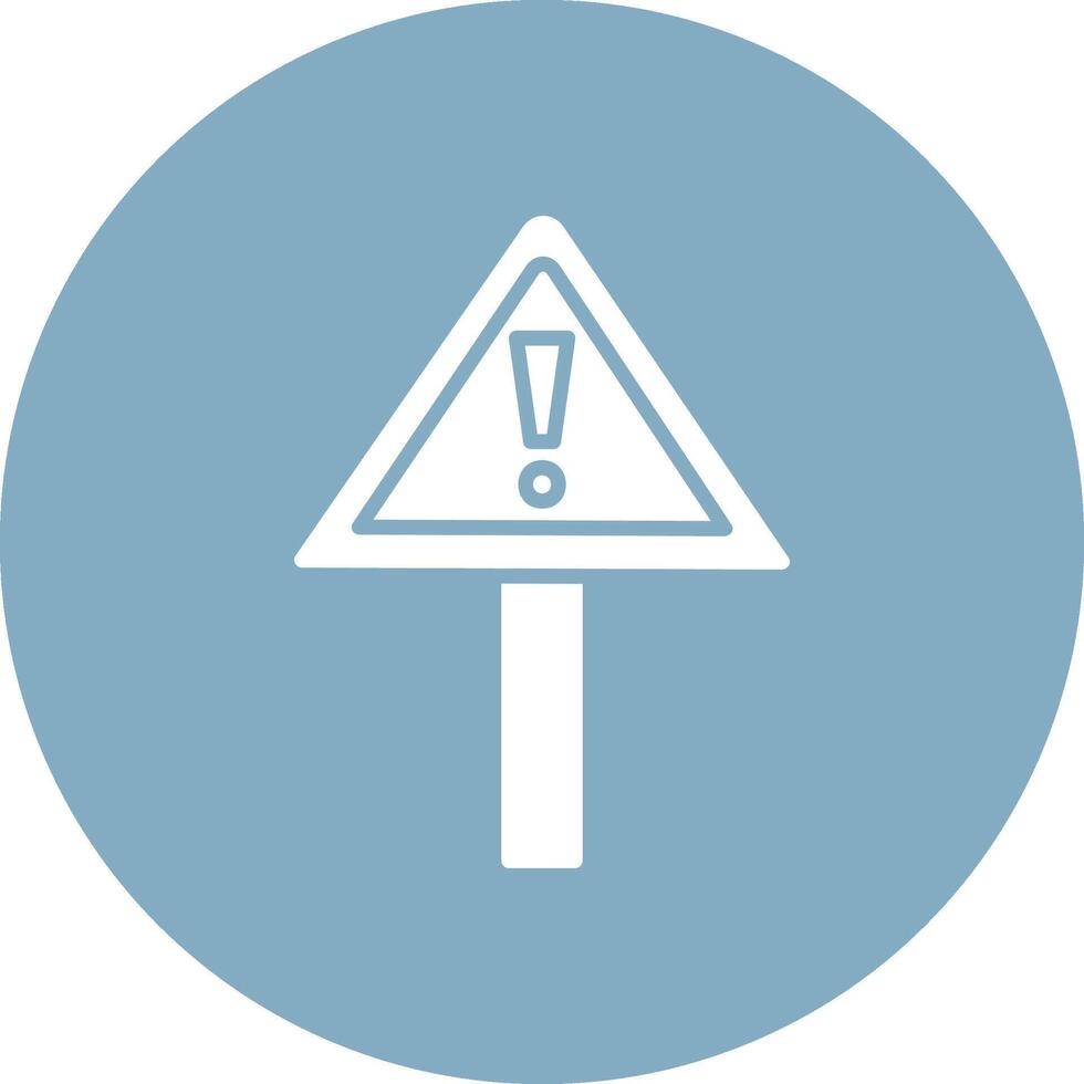 Alert Glyph Multi Circle Icon vector