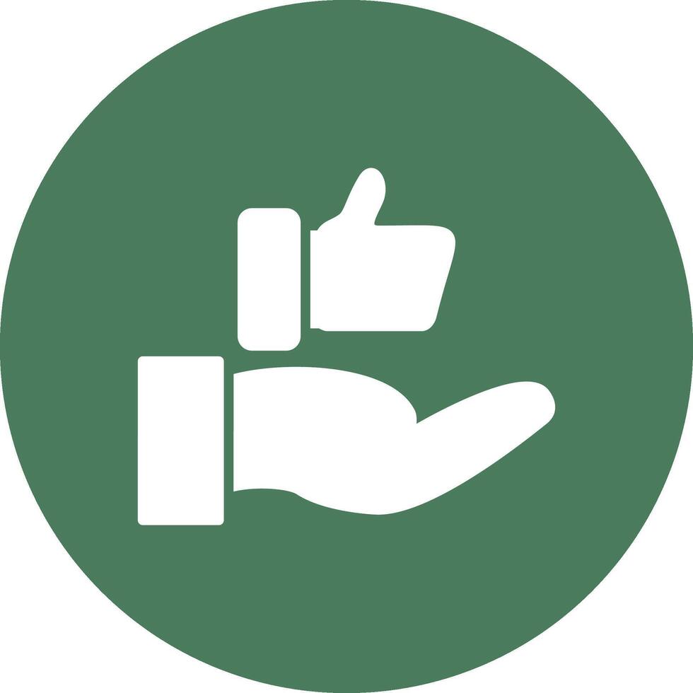Customer Satisfaction Glyph Multi Circle Icon vector