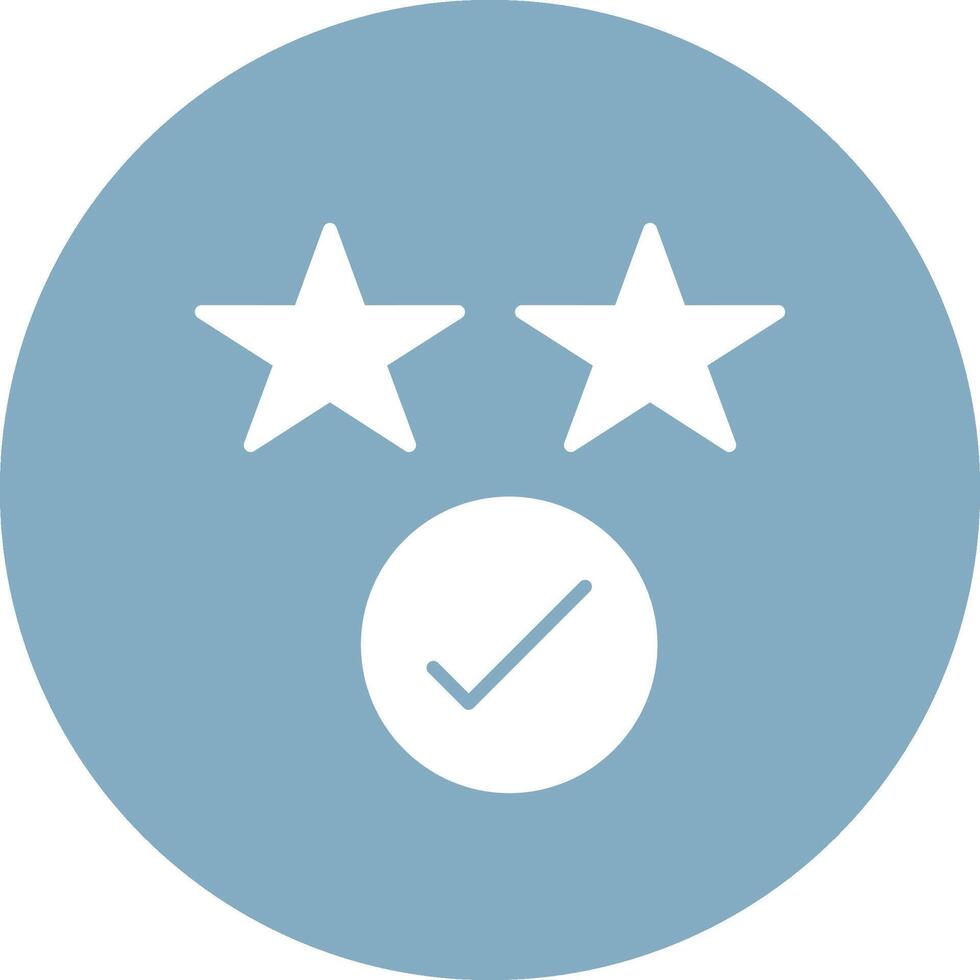 Rating Glyph Multi Circle Icon vector