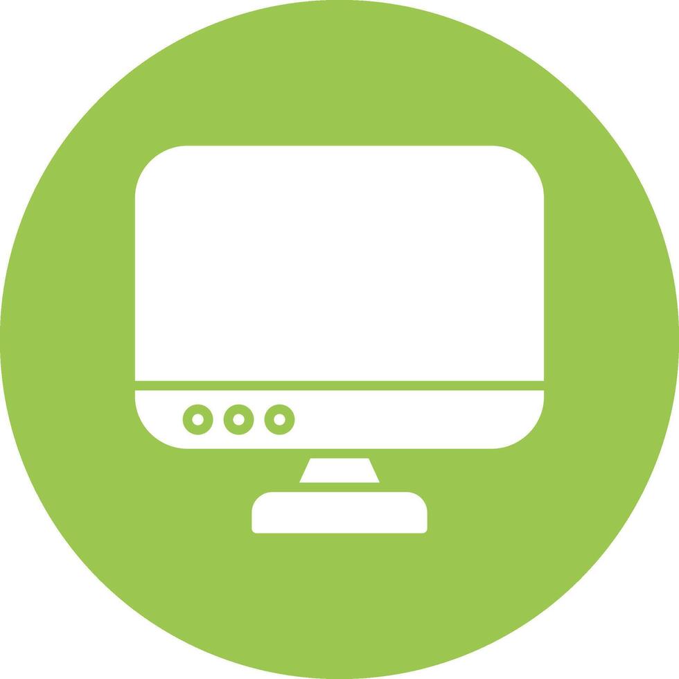 Computer Glyph Multi Circle Icon vector