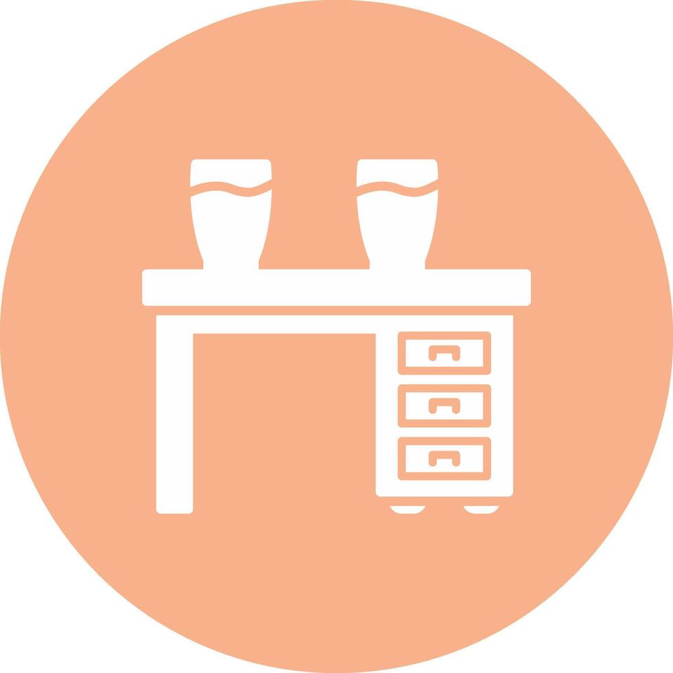 Water Glyph Multi Circle Icon vector